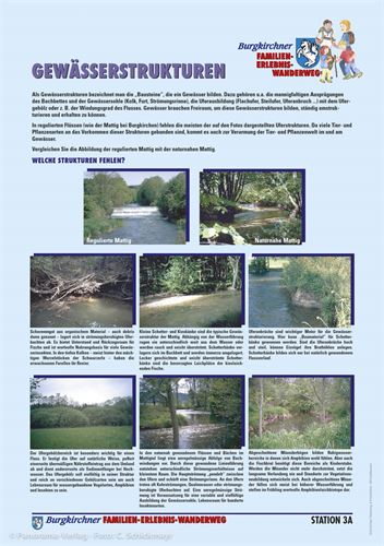 Zahlreiche Infotafeln am Burgkirchener Wander- Erlebnisweg