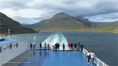 Bild 80 · Abschied von Island, an Bord der Norröna, Smyril Line