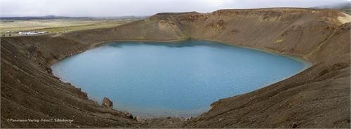 Bild 13 · Kratersee Viti, oberhalb des Geothermalkraftwerkes von Krafla