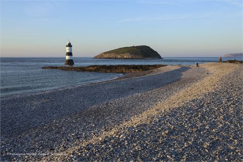 Lighthouse vor Puffin Island