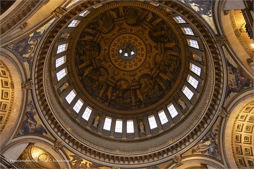 St. Pauls Cathedral Kuppel Innenaufnahme