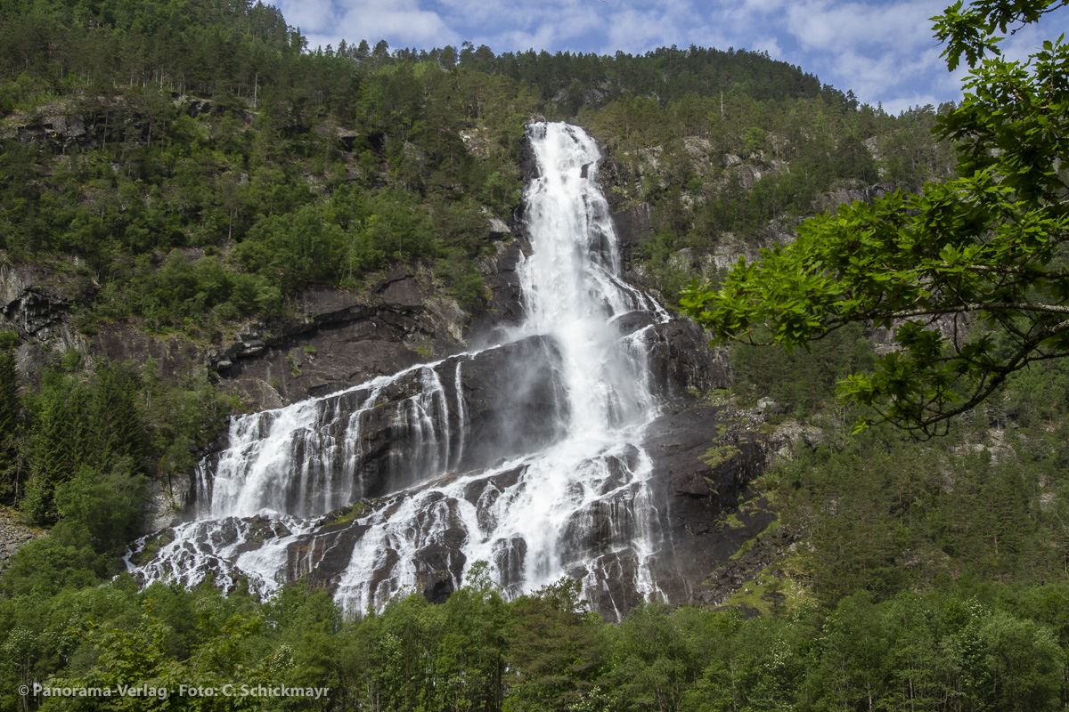 Wasserfall in Südnorwegen