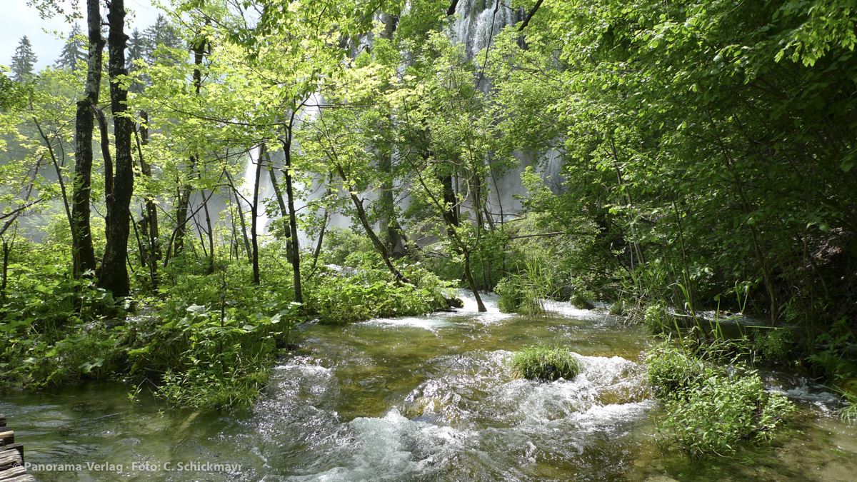 Im Nationalpark Plitvice Kroatien