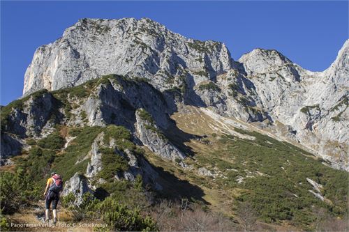 Am Weg zur Untersberg-Südwand über die Hochkampschneid
