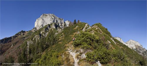 Am Weg zur Untersberg-Südwand über die Hochkampschneid