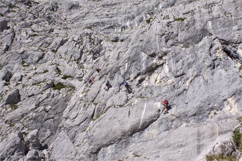 Einstieg zum Klettersteig Berchtesgadener Hochthron