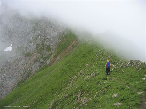 Aufstieg vom Hochwiestal zum Seehorn
