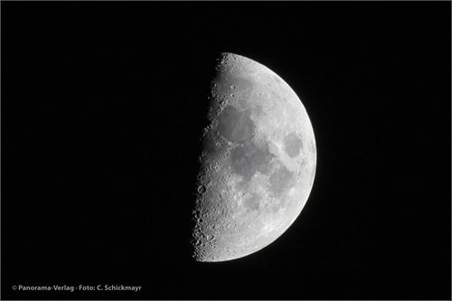 Bild 6 · Zunehmender Mond am 22. 11. 2020, 17:08 Uhr