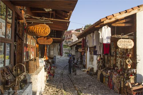 Das historische Zentrum von Kruje