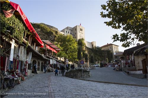 Das historische Zentrum von Kruje