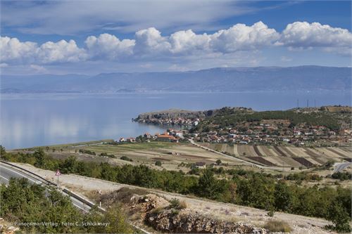 Lin am Ohrid See an der Grenze zu Mazedonien