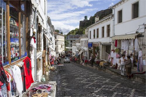 Gjirokaster, Stadt der tausend Stufen, Altstadt-Zentrum
