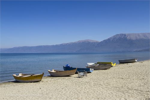Ohrid See Richtung Mazedonien