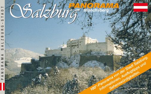 Pocket-Pano Salzburg Mönchsberg, Winter