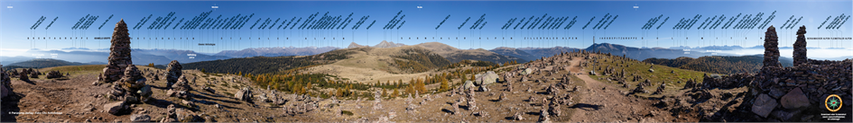Stoanerne Mandln Gipfelpanorama
