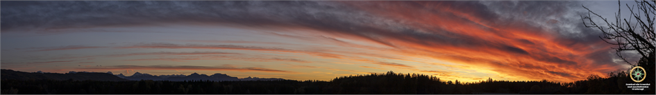 Abendstimmung im nördlichen Flachgau