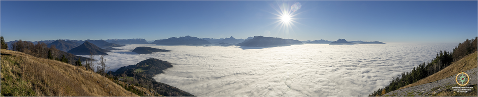Nebelmeer über Salzburg